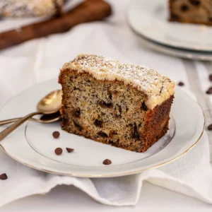 Porción de Cake de plátano